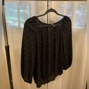 Black Alfani size 10 sparkle top